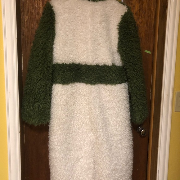 NWT Audrey Colorblocked Faux Fur Coat Medium Size - Picture 7 of 7